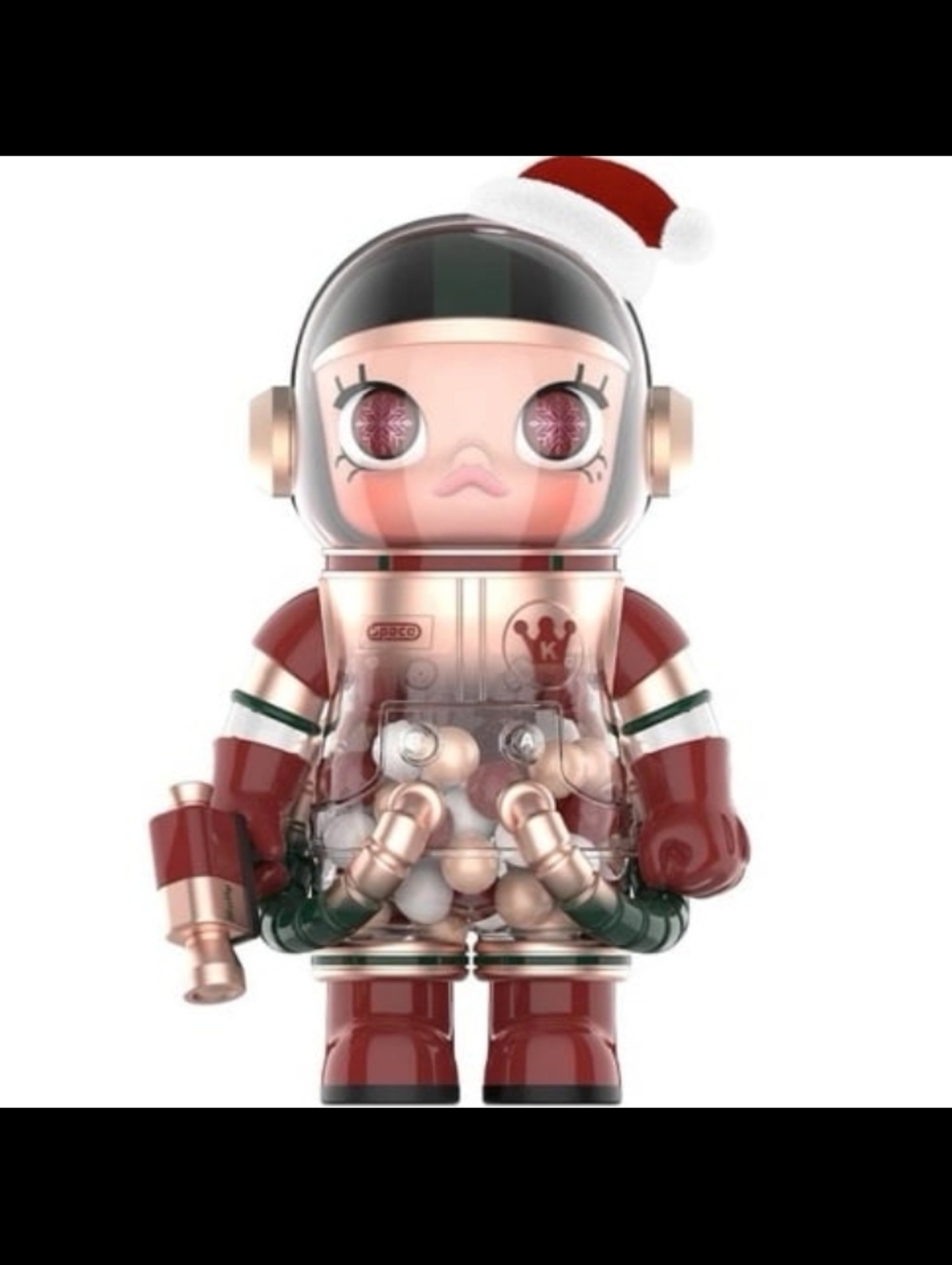 Pop Mart Mega Space Molly 400% Christmas 2024 figure.